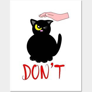 Angry kitty Posters and Art